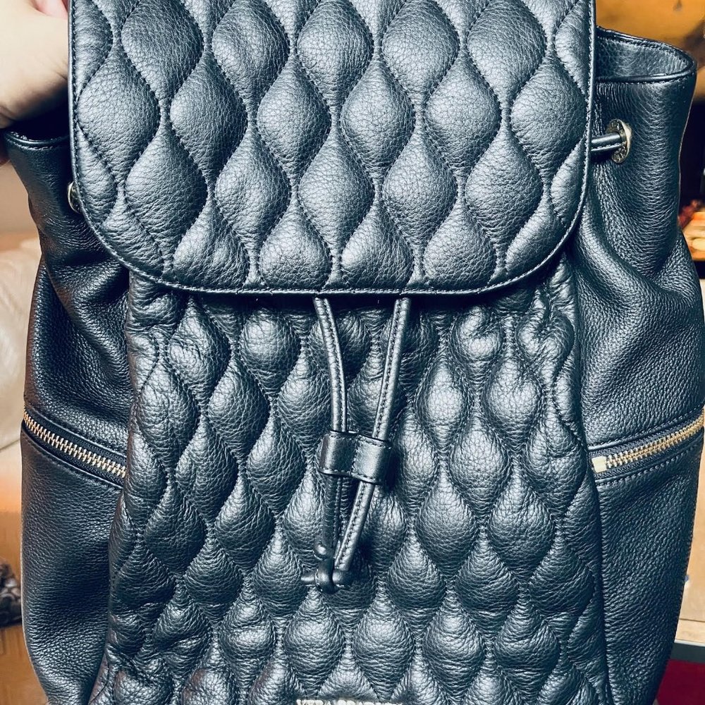 Vera Bradley Leather Amy Quilted Backpack